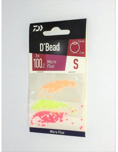 Daiwa Micro Perolas Fluo 2mm Tam. S